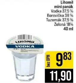 Jip Lihomil mini panák nabídka
