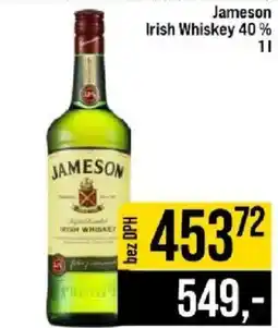 Jip Jameson Irish Whiskey nabídka