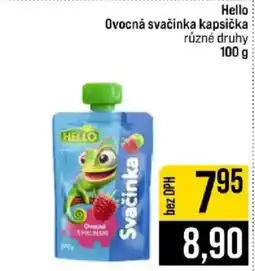 Jip Hello ovocná svačinka kapsička nabídka