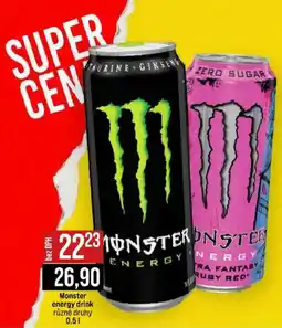 Jip Monster energy drink nabídka