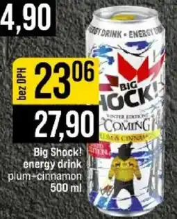 Jip Big Shock! energy drink nabídka