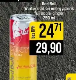 Jip Red Bull winter edition energy drink nabídka