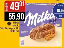 Jip Milka nanuk čokoláda+prečlík nabídka