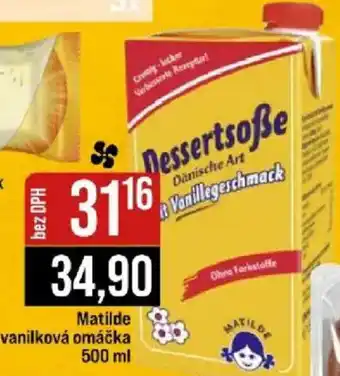 Jip Matilde vanilková omáčka nabídka
