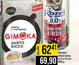 Jip Gimoka mletá káva Gusto Ricco nabídka