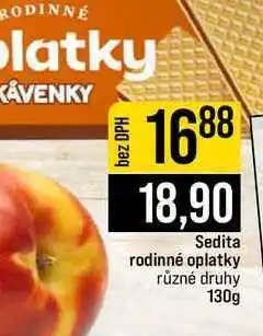 Jip Sedita rodinné oplatky různé druhy nabídka
