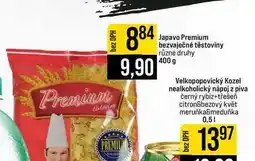 Jip Japavo Premium bezvaječné těstoviny různé druhy nabídka