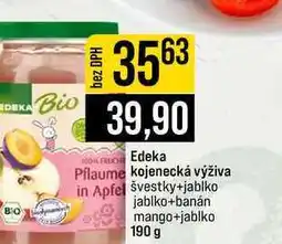 Jip Edeka kojenecká výživa Apfel švestky+jablko jablko+banán mango+jablko 190 g nabídka