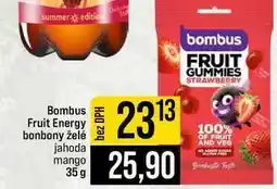Jip Bombus Fruit Energy bonbony želé jahoda mango nabídka