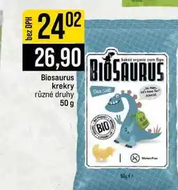 Jip Biosaurus krekry různé druhy nabídka