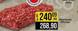 Jip Mleté hovězí 20% tuku nabídka