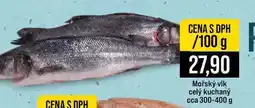 Jip Mořský vlk celý kuchaný cca 300-400 g 100g nabídka