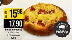 Jip Koláč moravský s jahodami s borůvkami nabídka