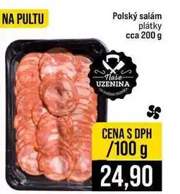 Jip Polský salám plátky cca 200 g 100g nabídka