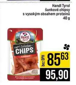 Jip Handl Tyrol šunkové chipsy s vysokým obsahem proteinů nabídka