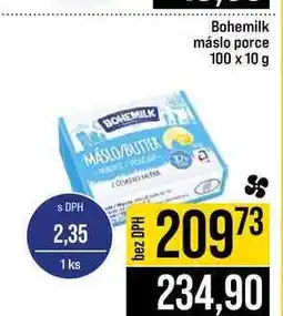 Jip Bohemilk máslo porce nabídka