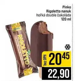 Jip Pinko Rigoletto nanuk hořká double čokoláda nabídka