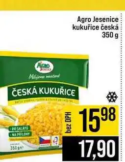 Jip Agro Jesenice kukuřice česká nabídka