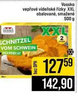 Jip Vossko vepřové vídeňské řízky XXL obalované, smažené nabídka