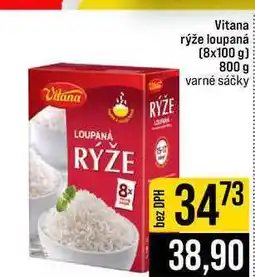 Jip Vitana rýže loupaná 8x100 g 800 g nabídka