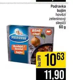 Jip Podravka bujón hovězí zeleninový slepičí nabídka