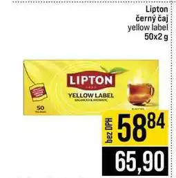 Jip Lipton černý čaj yellow label nabídka