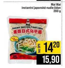 Jip Mai Wai instantní japonské nudle Udon nabídka