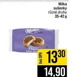 Jip Milka sušenky různé druhy nabídka