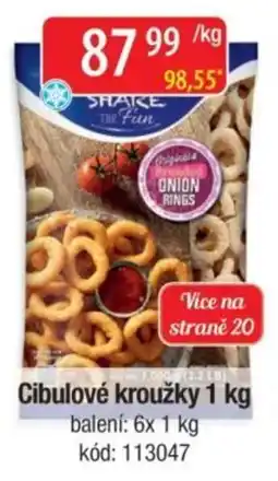Qanto Sraice cibulové kroužky nabídka