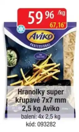 Qanto Aviko Hranolky super křupavé 7x7 mm nabídka