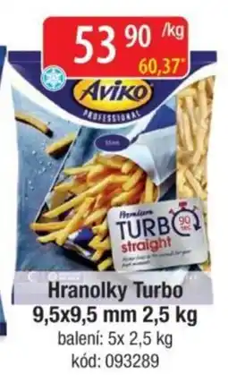 Qanto Aviko Hranolky Turbo nabídka