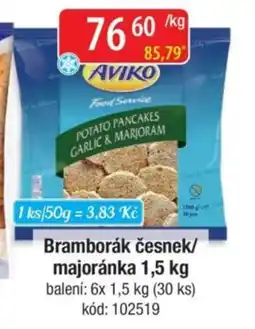 Qanto Aviko bramborák česnek/majoránka nabídka