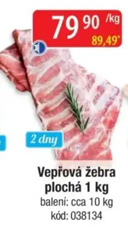 Qanto Vepřová žebra plochá nabídka