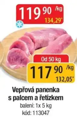 Qanto Vepřová panenka s palcem a řetízkem nabídka