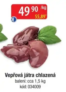 Qanto Vepřová játra chlazená nabídka