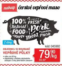 Qanto nakup čerstvé vepřové maso nabídka