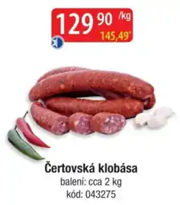 Qanto Čertovská klobása nabídka