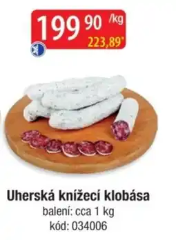 Qanto Uherská knižecí klobása nabídka