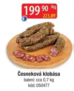 Qanto Česneková klobása nabídka
