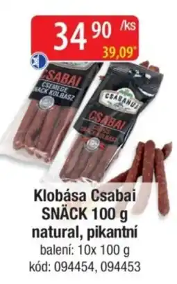 Qanto Csabai snäck nabídka