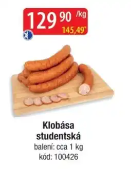 Qanto Klobása studentská nabídka