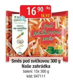 Qanto Naše zahrádka směs pod svíčkovou nabídka