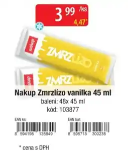 Qanto Zmrzlízo vanilka nabídka