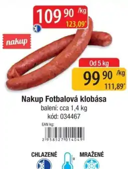Qanto Nakup Fotbalová klobása nabídka