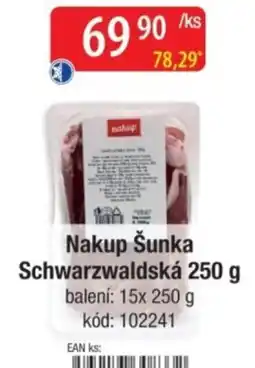 Qanto Nakup Šunka Schwarzwaldská nabídka