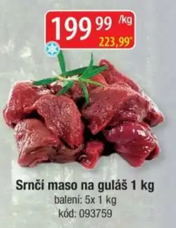 Qanto Srnčí maso na guláš nabídka