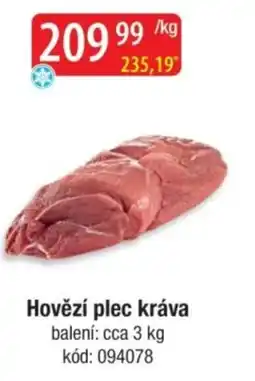 Qanto Hovězí plec kráva nabídka