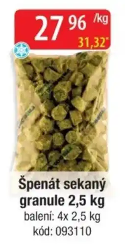 Qanto Špenát sekaný granule nabídka