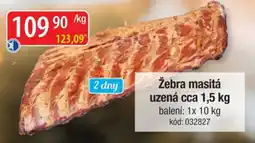 Qanto Žebra masitá nabídka