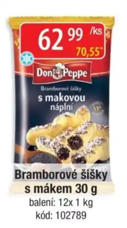Qanto Don Peppe bramborové šišky s makem nabídka
